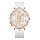 Reloj Elegante De Cuarzo Impermeable Olevs Diamond