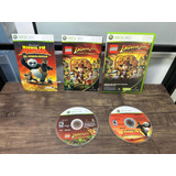 Lego Indiana Jones Kung Fu Panda Xbox 360 Dual Pack Original