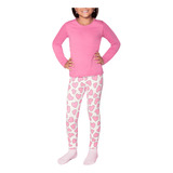 Pijama Lupo 22513-001 Legging Corações Infantil Lupo