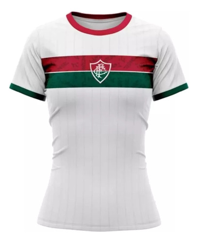 Blusa Feminina Fluminense Stencil Licenciada Fluzão