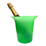 Frapera Hielera Plastico Verde Fiesta Champagne