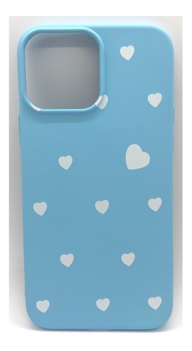 Funda Silicona Corazones Pastel Para iPhone 12 13 Pro Max