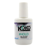 Resina, Pegamento Gel Frio Para Uñas Con Brocha, Koko Nails Color Transparente