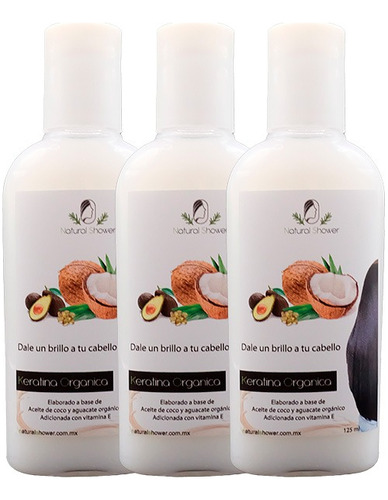 Keratina En Pack Organica Artesanal Naturalshower