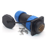 Conector Sd28 5 Pinos Ip68 A Prova D´água 25a