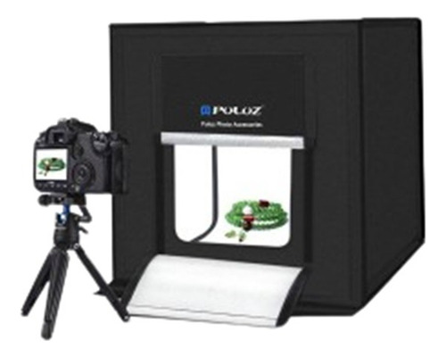 Kit Estudio Fotográfico Puluz Portátil 40 Cms Con 6 Fondos