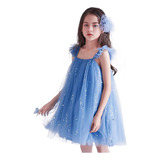 Gh Vestido Princesa Tul Para Niña Con Flores, Ropa Casual