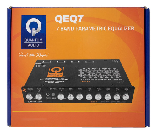 Ecualizador Paramétrico 7 Bandas Quantum Audio Qeq7 7 Volts 