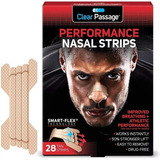 Clear Passage | Performance Nasal Strips Athletes | 50 Count