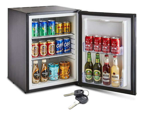 Smeta Mini Refrigerador Con Cerradura, Refrigerador De Bebid
