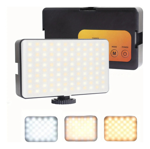 Luz Led Wl-98 Recargable Para Fotografia Y Video Bicolor