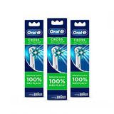 Pack X3 Cabezales De Repuesto Eléctrico Oral-b Cross Action 