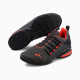 Tenis Puma Axelion Ls Black/red 84 01