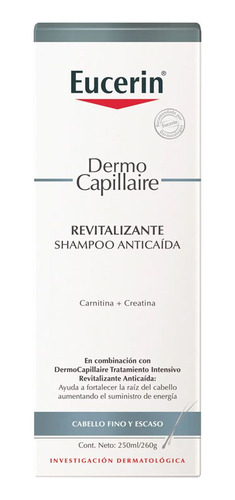 Eucerin Dermocapillaire Shampoo Anticaída 250ml Revitaliza