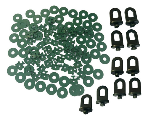 50 Clips De Plástico, 10 Clips Para Colgar Plantas, Greenho