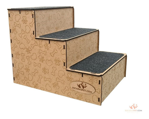 Escada Pet Para Cachorros E Gatos Em Mdf 1003