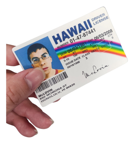 Sticker Cover Para Tarjeta De Crédito O Débito Memes Mclovin