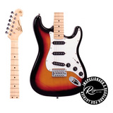 Guitarra Sx Strato American Alder Vintage 3ts Nova Regulada