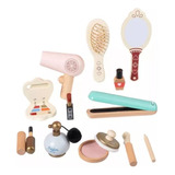 Kit De Juguetes De Maquillaje De Madera Para Niños De 12 Pie