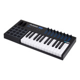 Teclado Alesis 25 Teclas, 16 Pads Controle Usb-midi