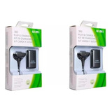 2x Kit Carga Y Juega Xbox 360, 4800 Mah Cable Y Batería