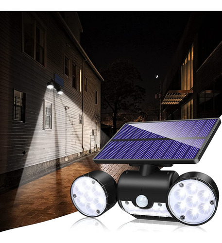 Luz Solar Impermeable Para Exteriores Con Sensor De Movimien