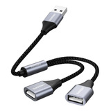 Andapa Usb Splitter For Charging, Usb Splitter 1 In 2 Out Ex