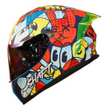 Casco Para Moto Talla S Twist Azul Matte 526sp Shaft