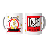 Tazón Taza Dia Del Padre - El Mejor Papa Homero Duff