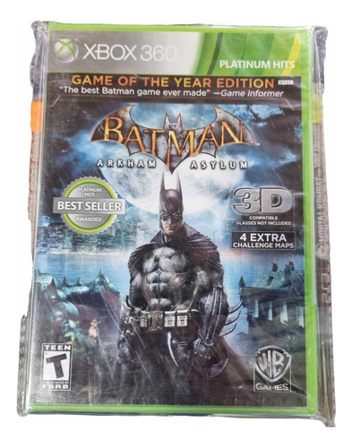 Xbox 360 Batman Arkham Asylum Físico 