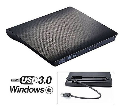 Unidad De Dvd Externo Usb 3.0, Roofull De Dvd Portátil De Cd