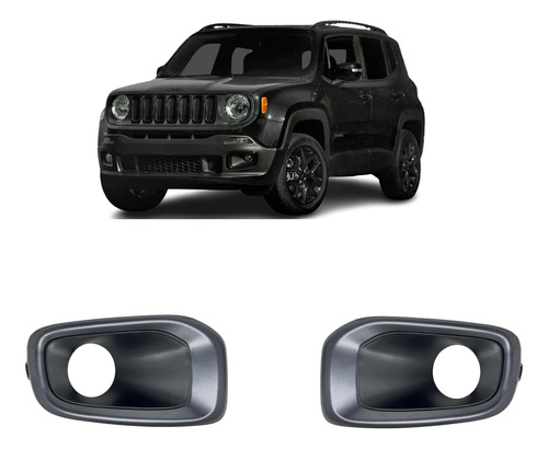 Moldura Milha Jeep Renegade 2015 A 2019