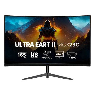 Monitor Gamer Curvo Balam Rush 23.8 Pulgada Mgx23c 165hz 1ms Color Negro | Meses sin interés