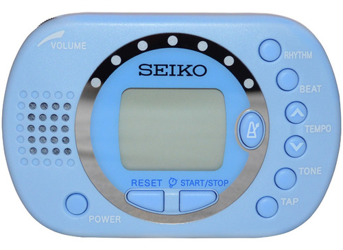 Metrónomo Digital Multi Funcional Azul Seiko Dm-110