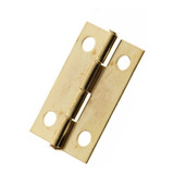 Bisagra Libro 1'' Hierro Bronce Para Puerta Mueble X12 Pares