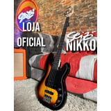 Contrabaixo Seizi Nikko (precision Jazz) 4  Sunburst