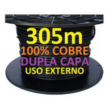 Cabo Rede Cat5e 305m 100% Cobre Uso Externo Dp Capa Multitoc