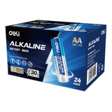 Pack 24 Batería Alcalina Pilas Aa Deli 1.5v Libre Mercurio