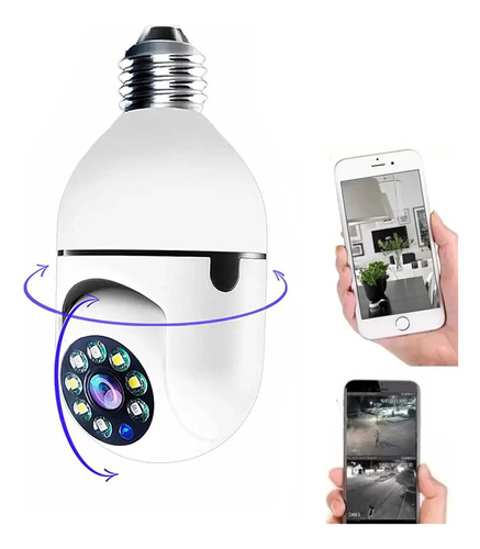 Camera Ip Inteligente Lampada Panoramica Yoosee Wifi E Espiã