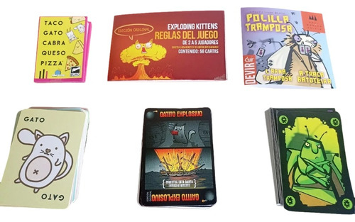 Juegos De Mesa - Polilla Tramposa, Exploding Kittens, Otros