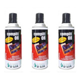 3 X Aire Comprimido Aerosol Removedor Particulas Delta 450g