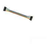 Cables Jumper 15cm Macho Macho Dupont 2.54mm X 10 Cables