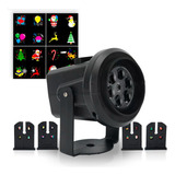 Mini Proyector Laser Figuras Navideñas Para Exterior Navidad