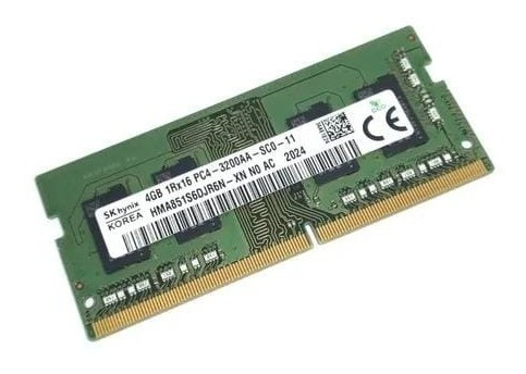 Memoria Ram 4gb Ddr4 Hynix Portatil 3200 Mhz Pc4-25600