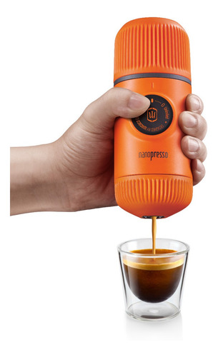 Cafetera De Espresso Portatil Nanopresso Orange