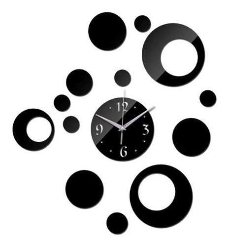 Reloj De Pared 3d Spheres