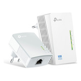 Adaptador Powerline Tp-link Tl-wpa4220kit V2 Blanco 220v