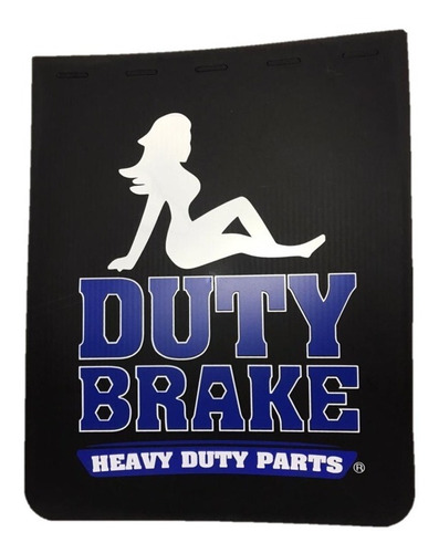 Loderas 24 X 30 Duty Brake Negra Servicio Pesado (2 Piezas)