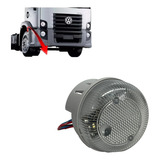 Lanterna Pisca Lateral Vw Constellation Led Branca 12v /24v