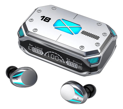 Fone Gamer Pro Bluetooth 5.3 Metálico Compatível Com Ios 